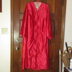 Red Graduation Gown by MOORELON